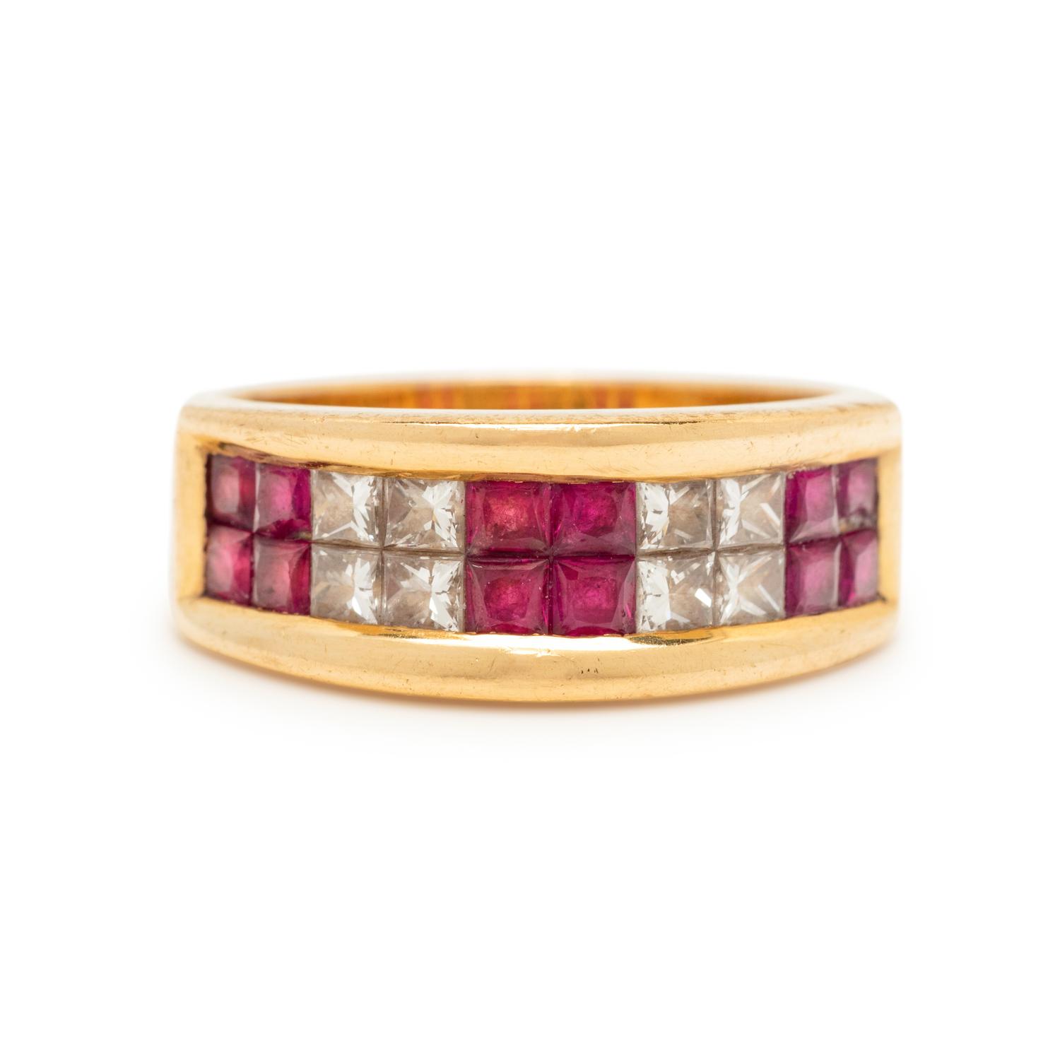 RUBY AND DIAMOND RING