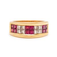 RUBY AND DIAMOND RING