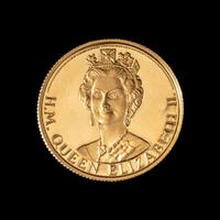 [PRIVATE ISSUE] 1969 Queen Elizabeth II's State Visit to Austria Commemorative Gold Medallion