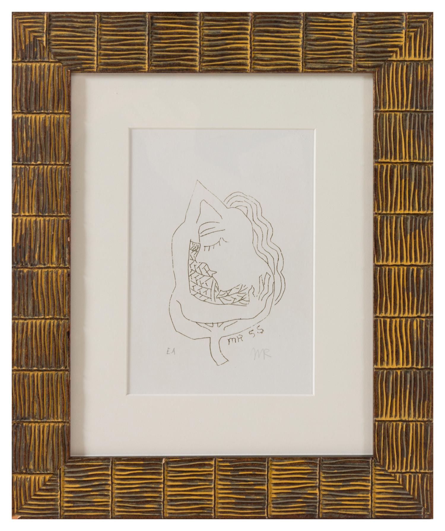 Artist Unknown (20th century) Four Prints each initialed MR…