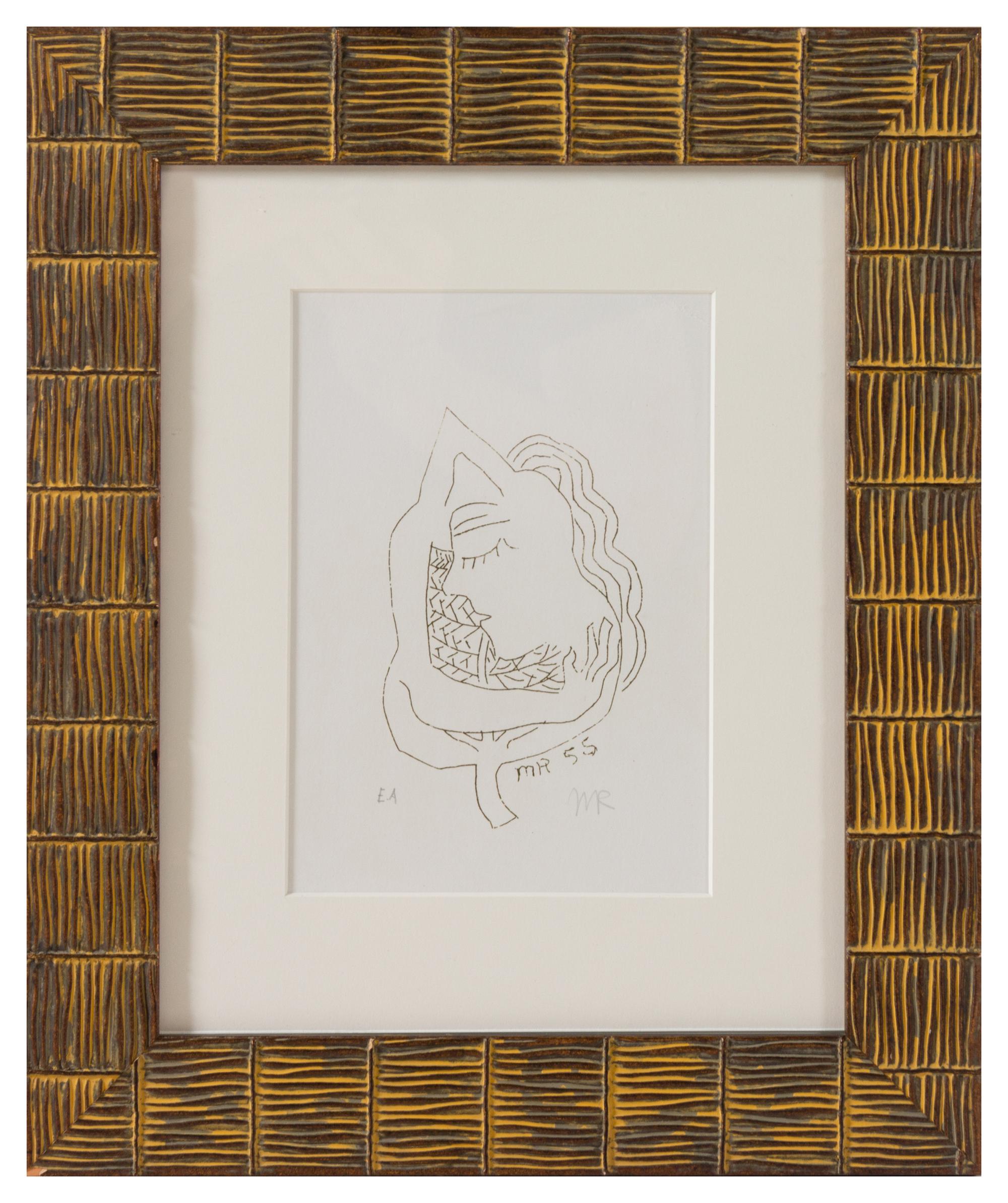 Artist Unknown (20th century) Four Prints each initialed MR…