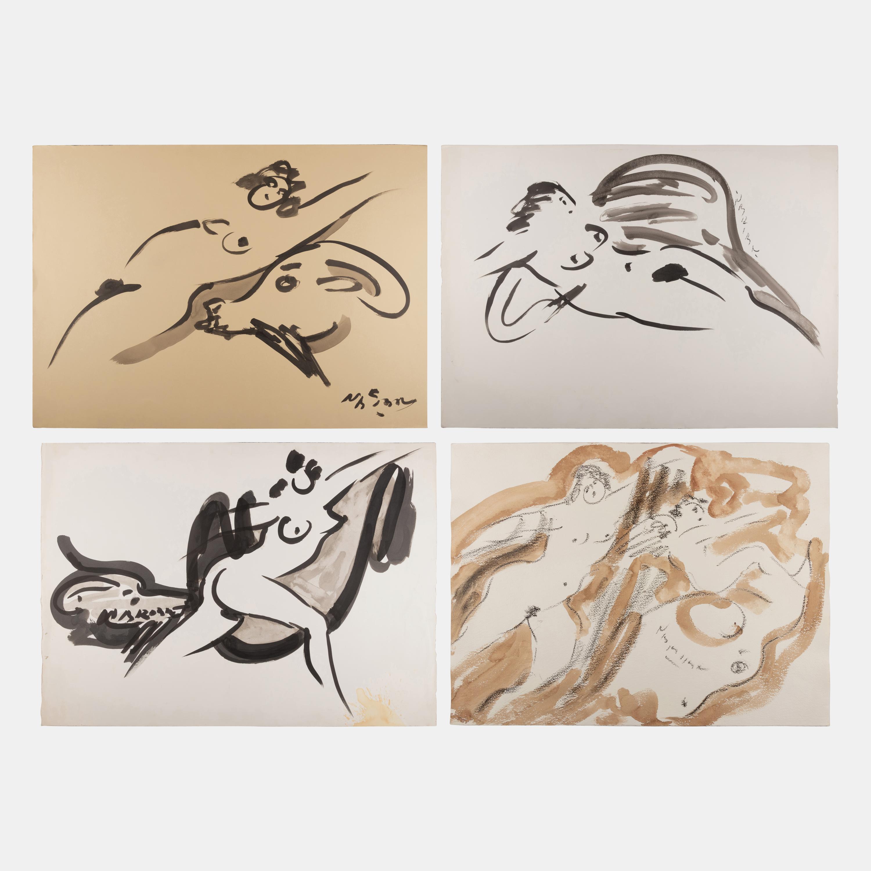 A Group of Four Works