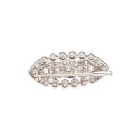 PLATINUM AND DIAMOND BROOCH