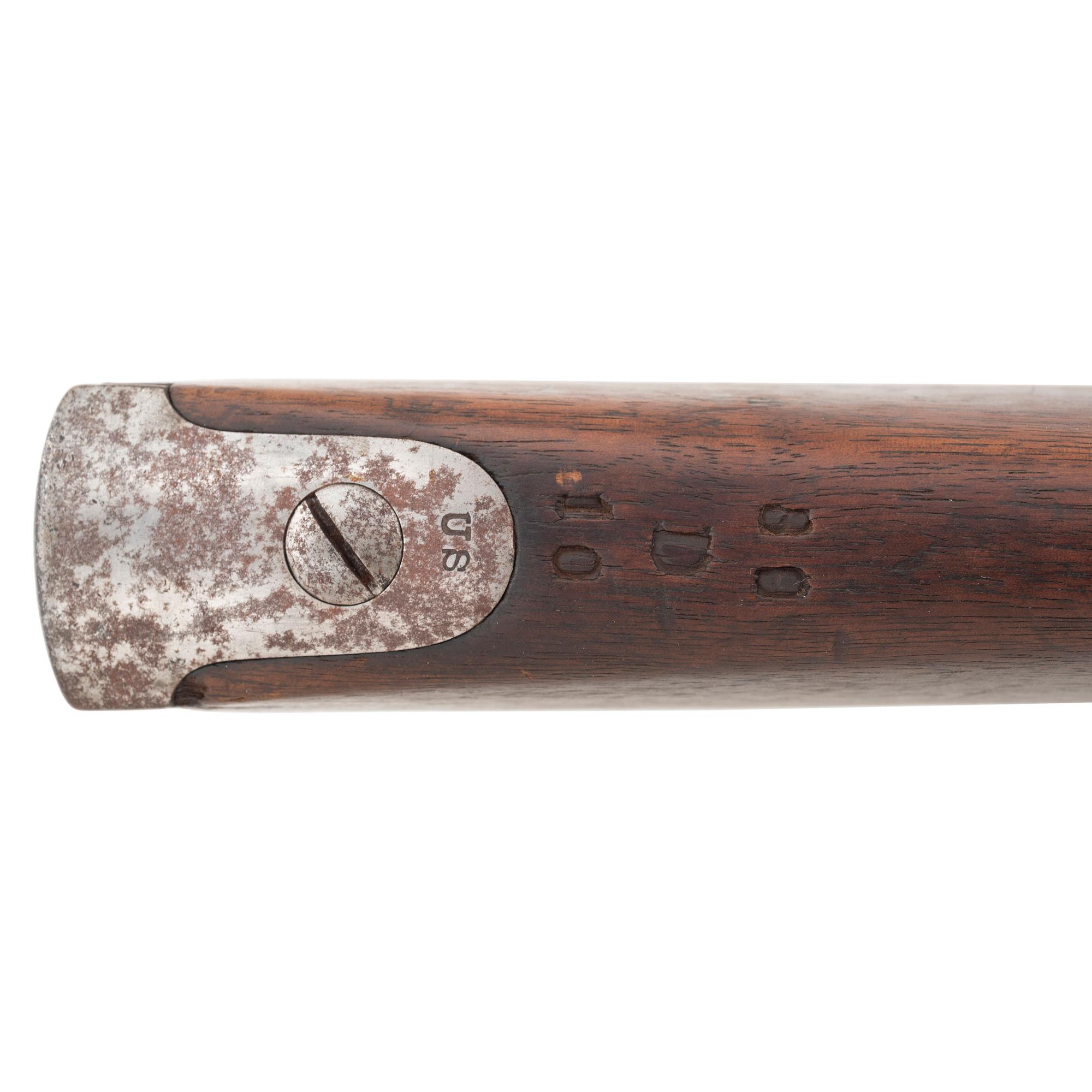 Confederate Cleaned & Repaired (C&R) Marked US Model 1842 Musket with "&" and "Z" Inspection Marks