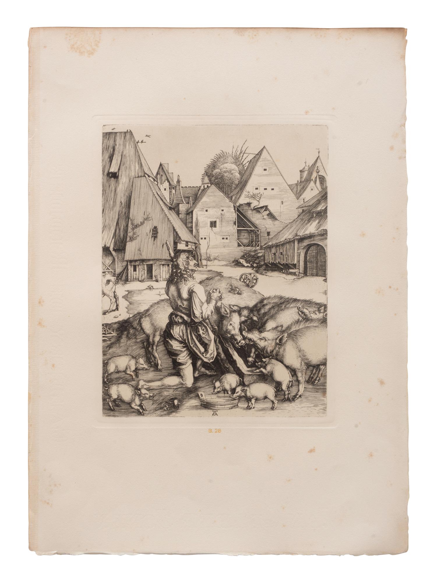 Five 19th Century Engravings After Albrecht Durer, German 1471-1528