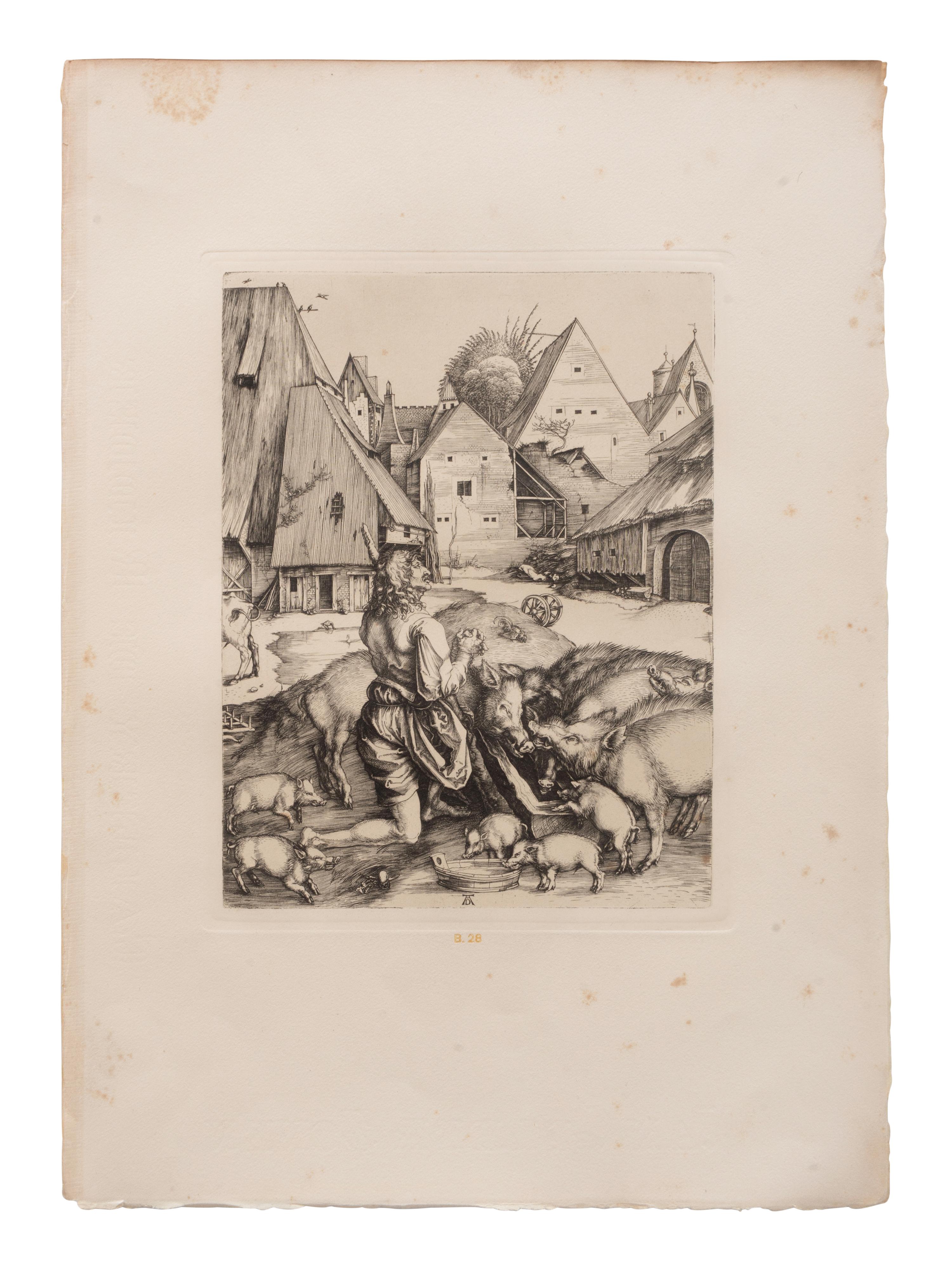 Five 19th Century Engravings After Albrecht Durer, German 1471-1528