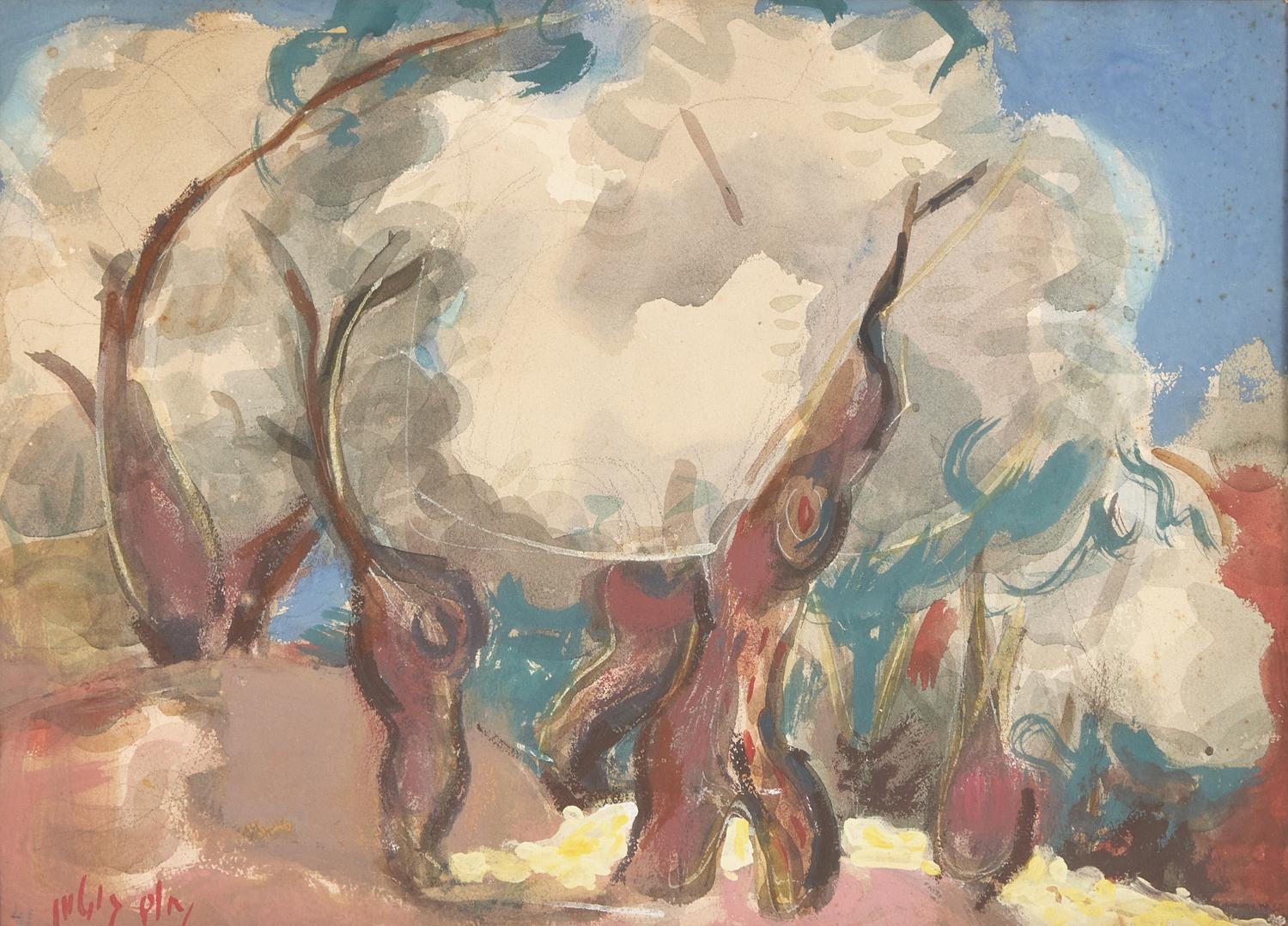 Untitled (Abstract Trees), 1941