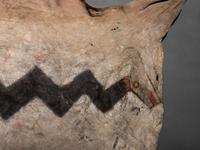 Pueblo Painted Deer Hide Dance Kilt