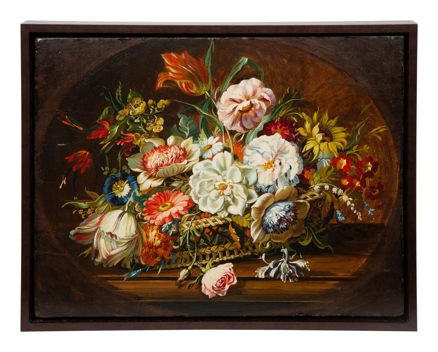 Two Floral Still Life Works