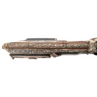 Contemporary Snaphance Rifle with Heavily Decorated Inlays by John B. Derrick (American, b.1936)