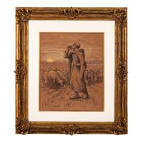 Aimé Perret (French, 1847–1927) — La Bergère , 1911