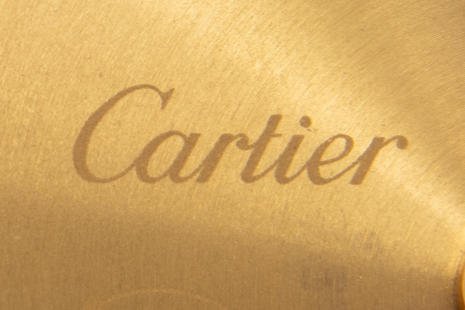 Two Vintage Alarm Clocks by Cartier and Hermès