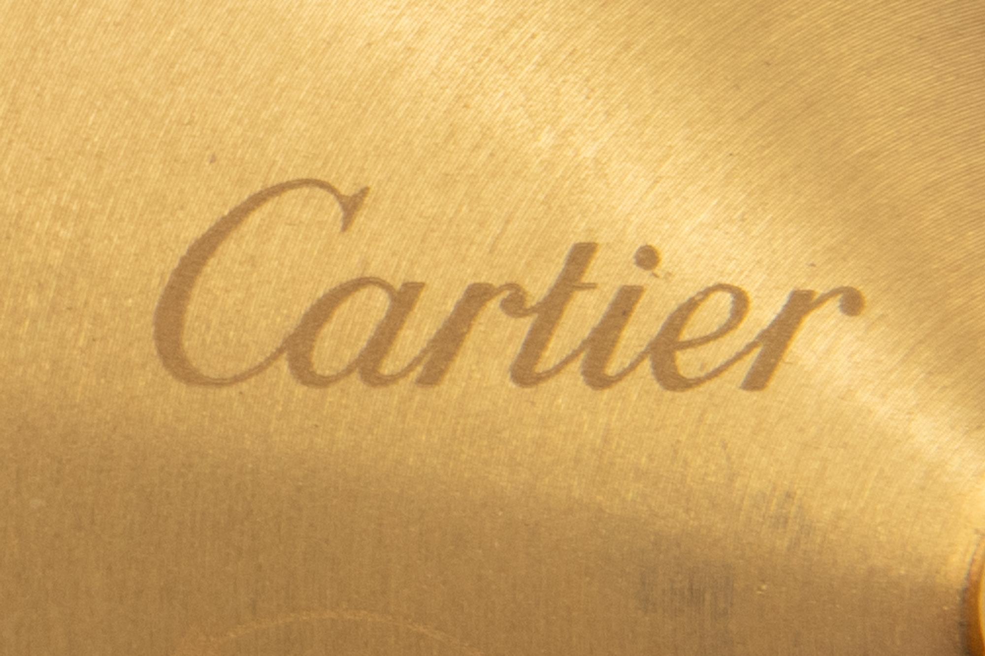 Two Vintage Alarm Clocks by Cartier and Hermès