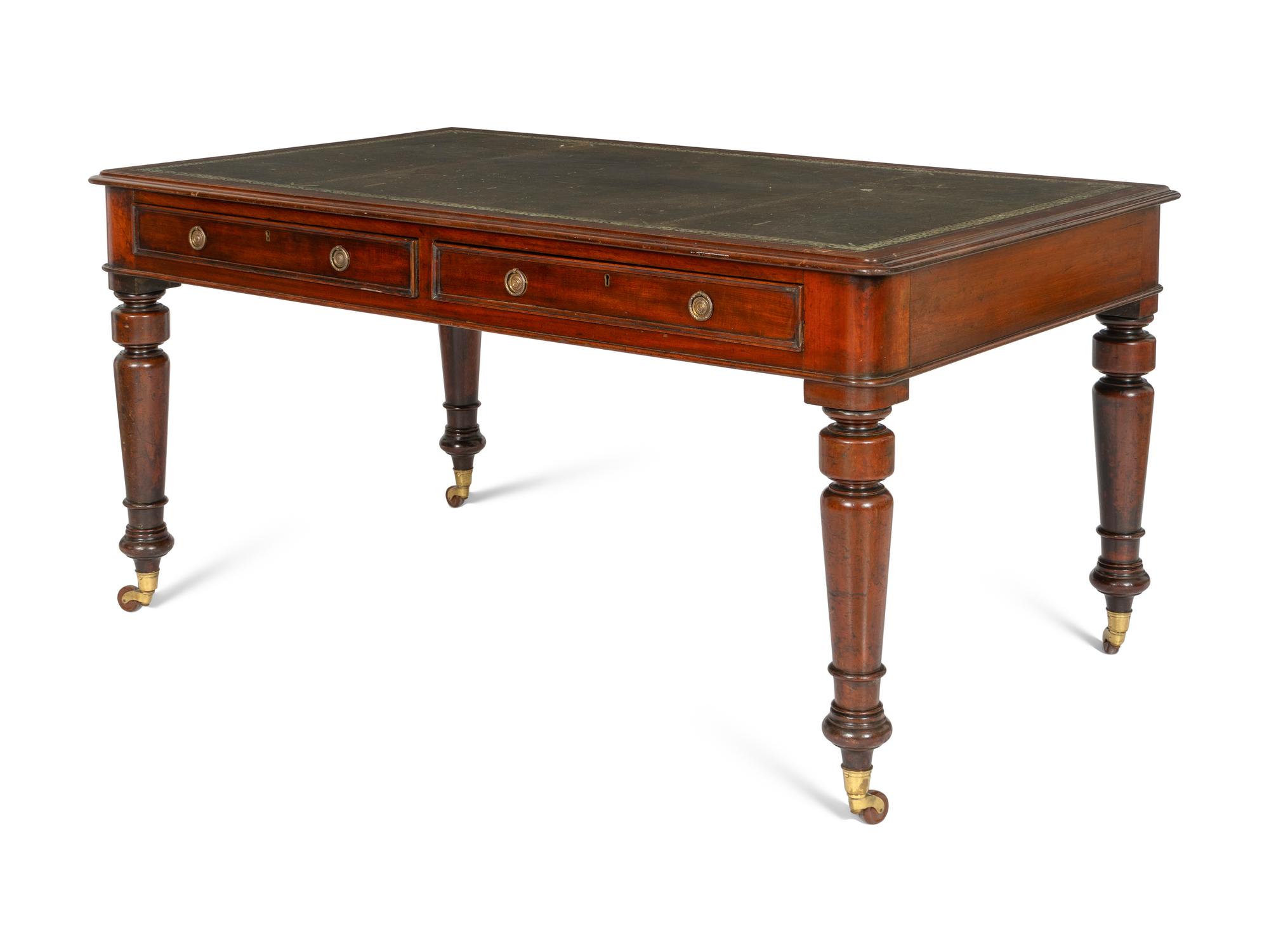 A William IV Mahogany Partner's Desk