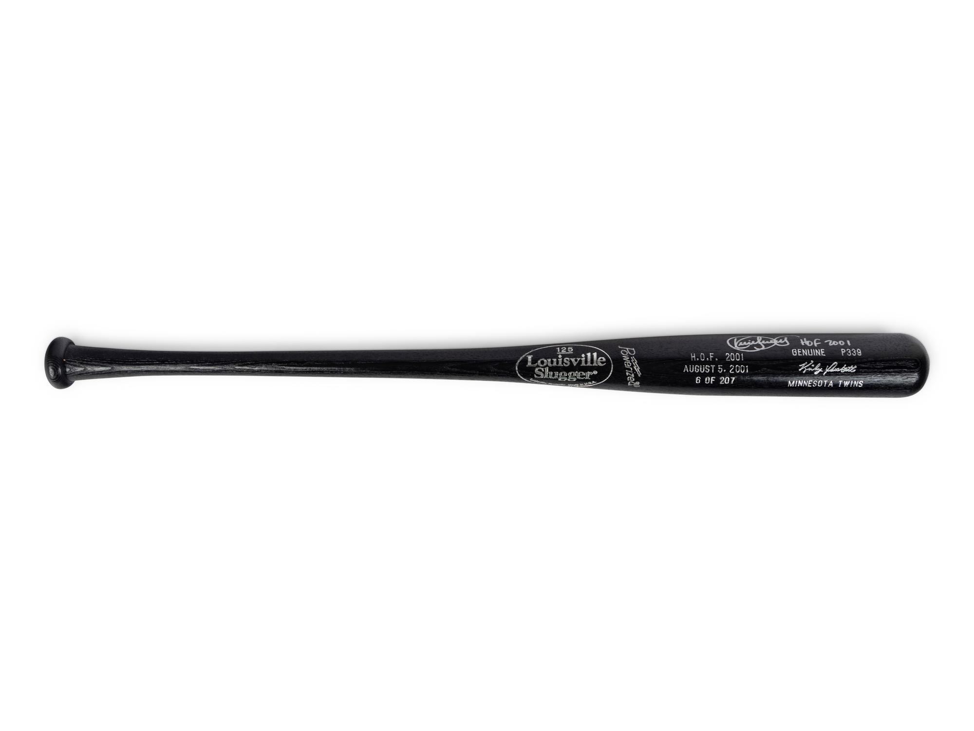 A Kirby Puckett Hall of Fame Signed Autograph Limited Edition Bat,