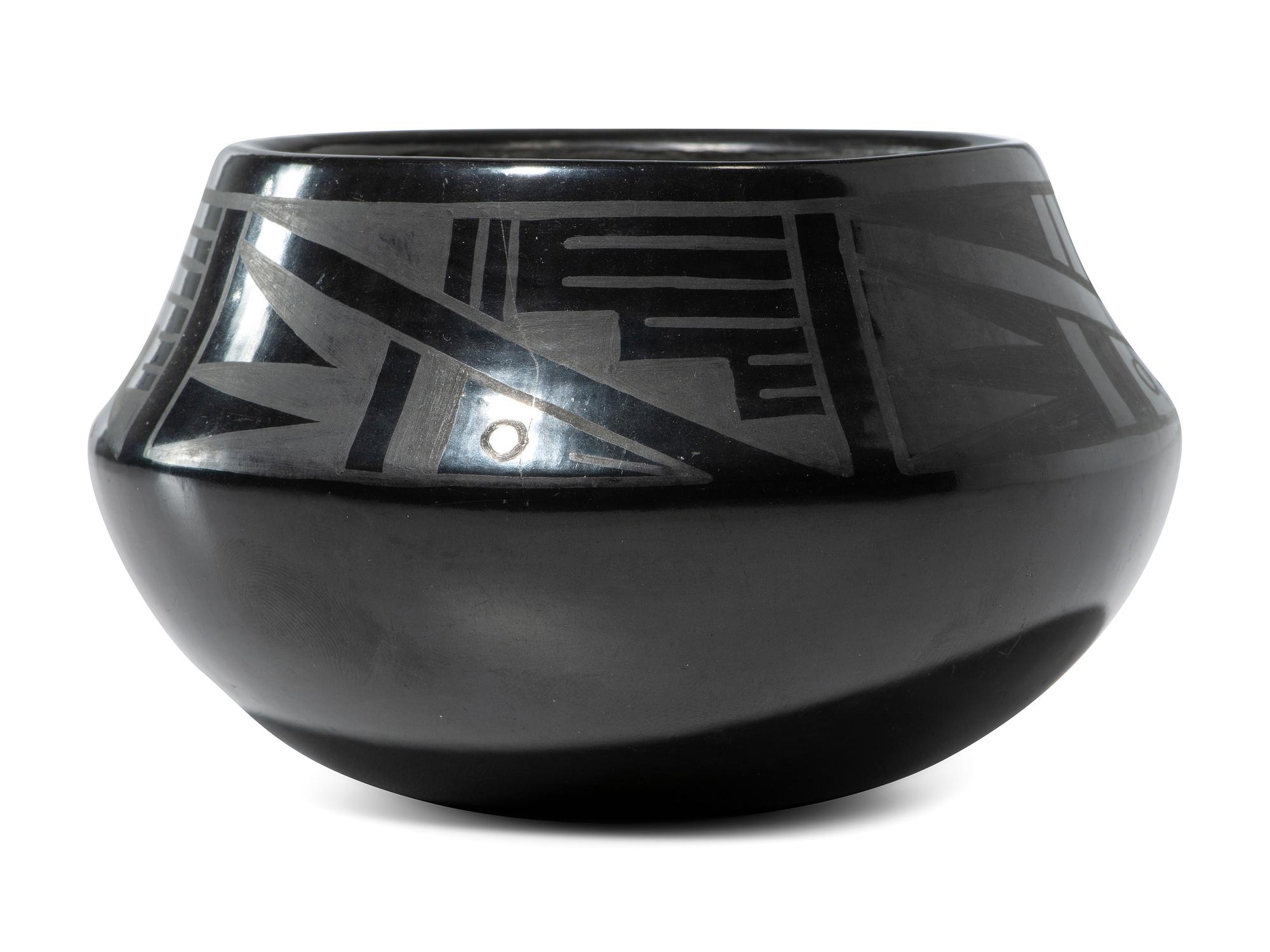 Blackware Pottery Jar