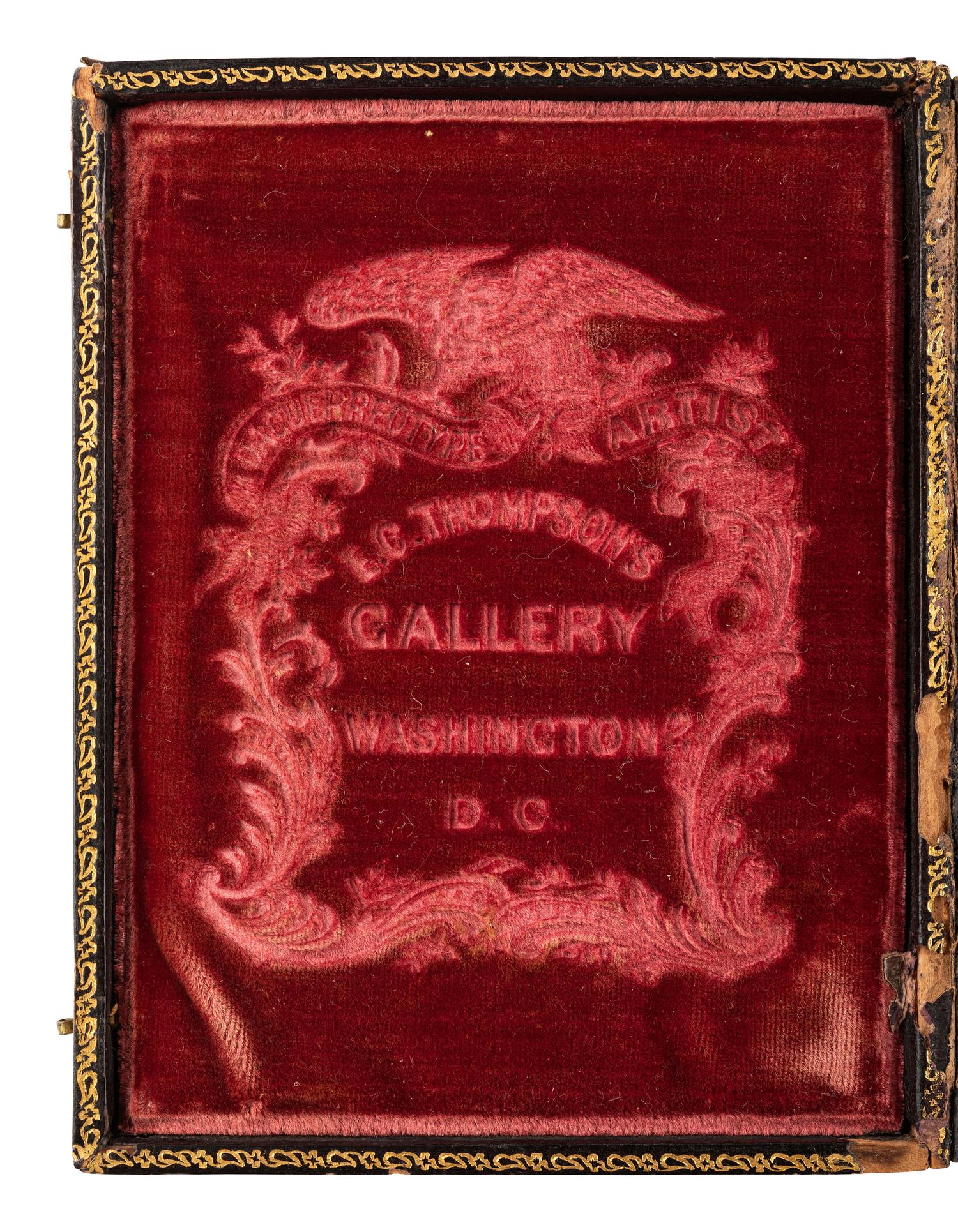 [EARLY PHOTOG] 3 quarter plates of distinguished gentlemen, incl. work by E.C. Thompson's Gallery.