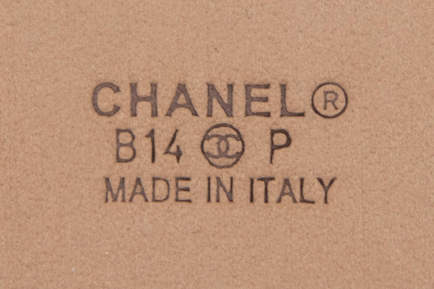 Chanel Leather Belt with Coin Buckle