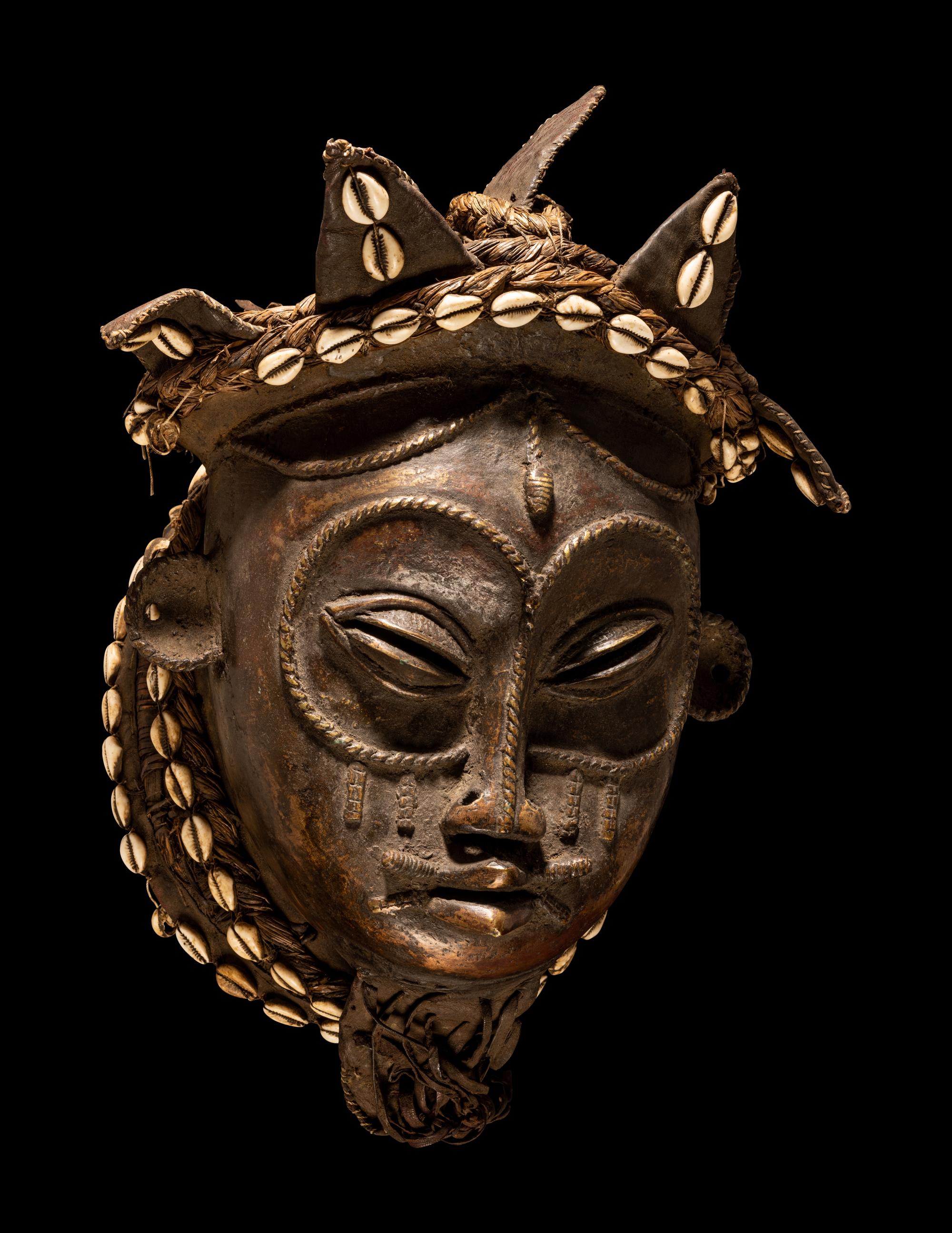 A Chokwe Bronze Mask