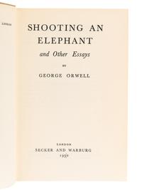 ORWELL, George (1903-1950). A group of 5 works, comprising: