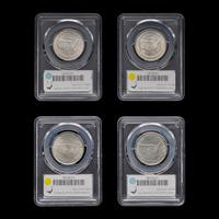 A Group of Four Graded George Washington-Carver 50c Coins
