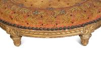 Three Continental Painted and Giltwood Stools