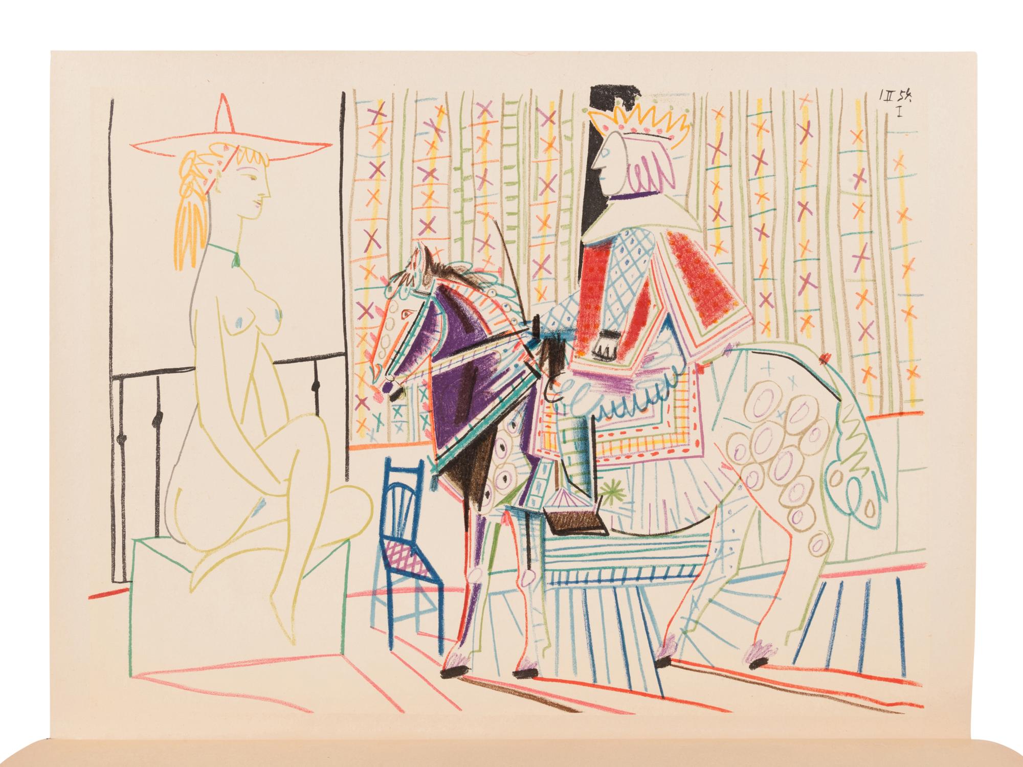 PICASSO, Pablo (1881-1973). A Suite of 180 Drawings by Picasso November 28, 1953 - February 3, 1954. New York: Harcourt, Brace and Company, 1954.