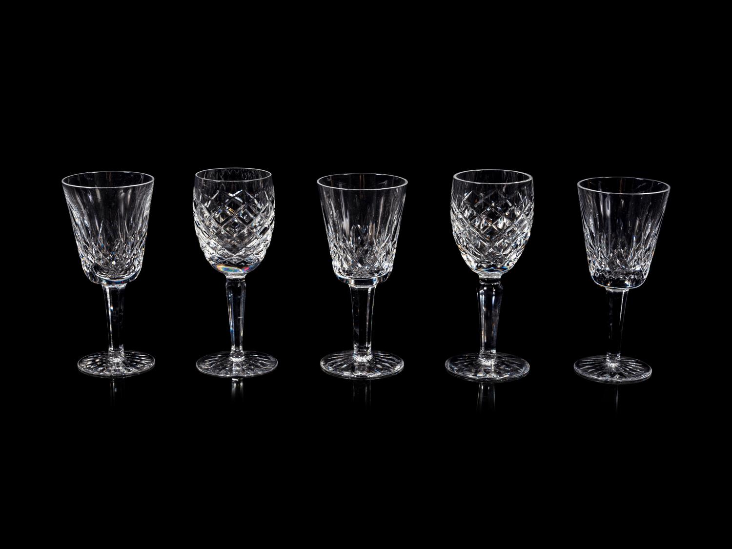 A Group of Waterford Glass Stemware