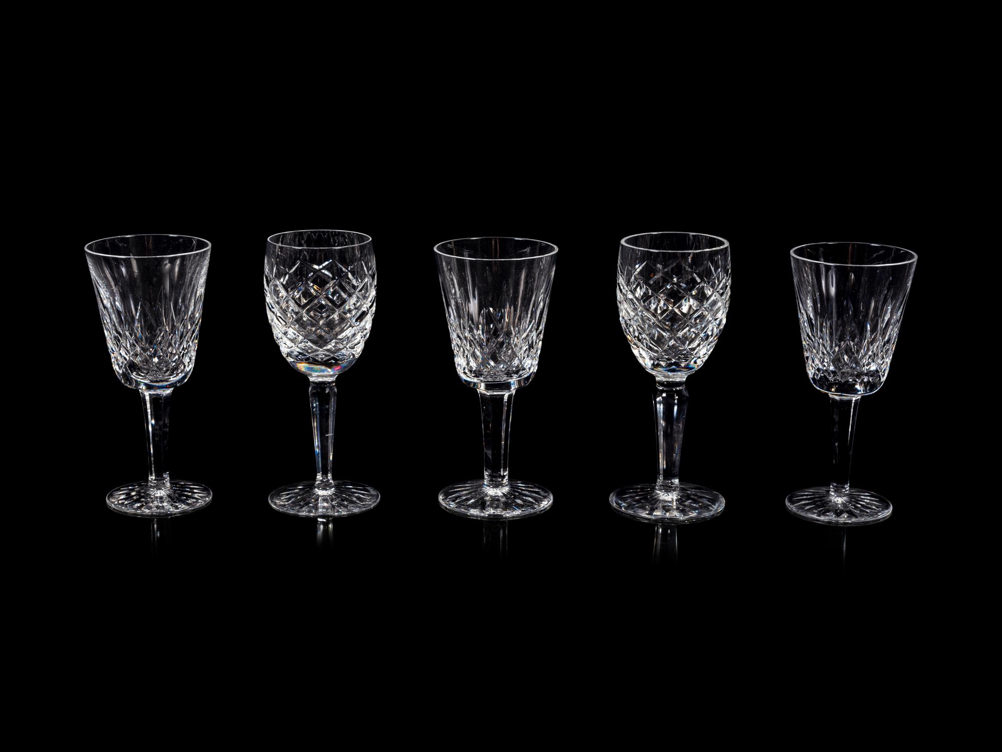 A Group of Waterford Glass Stemware
