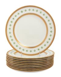 Ten Wedgwood Porcelain Service Plates