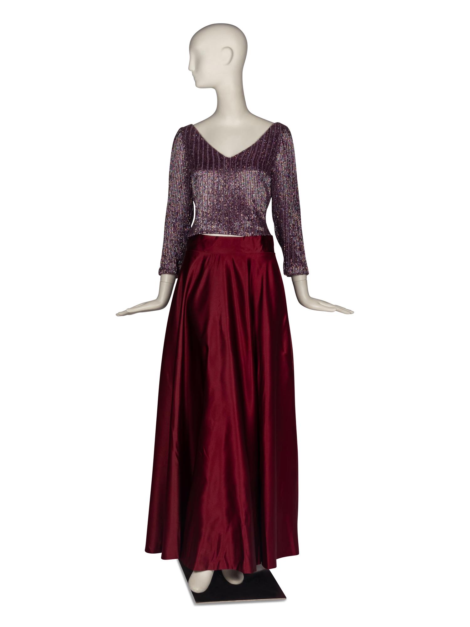 Carolina Herrera Beaded Top & Skirt