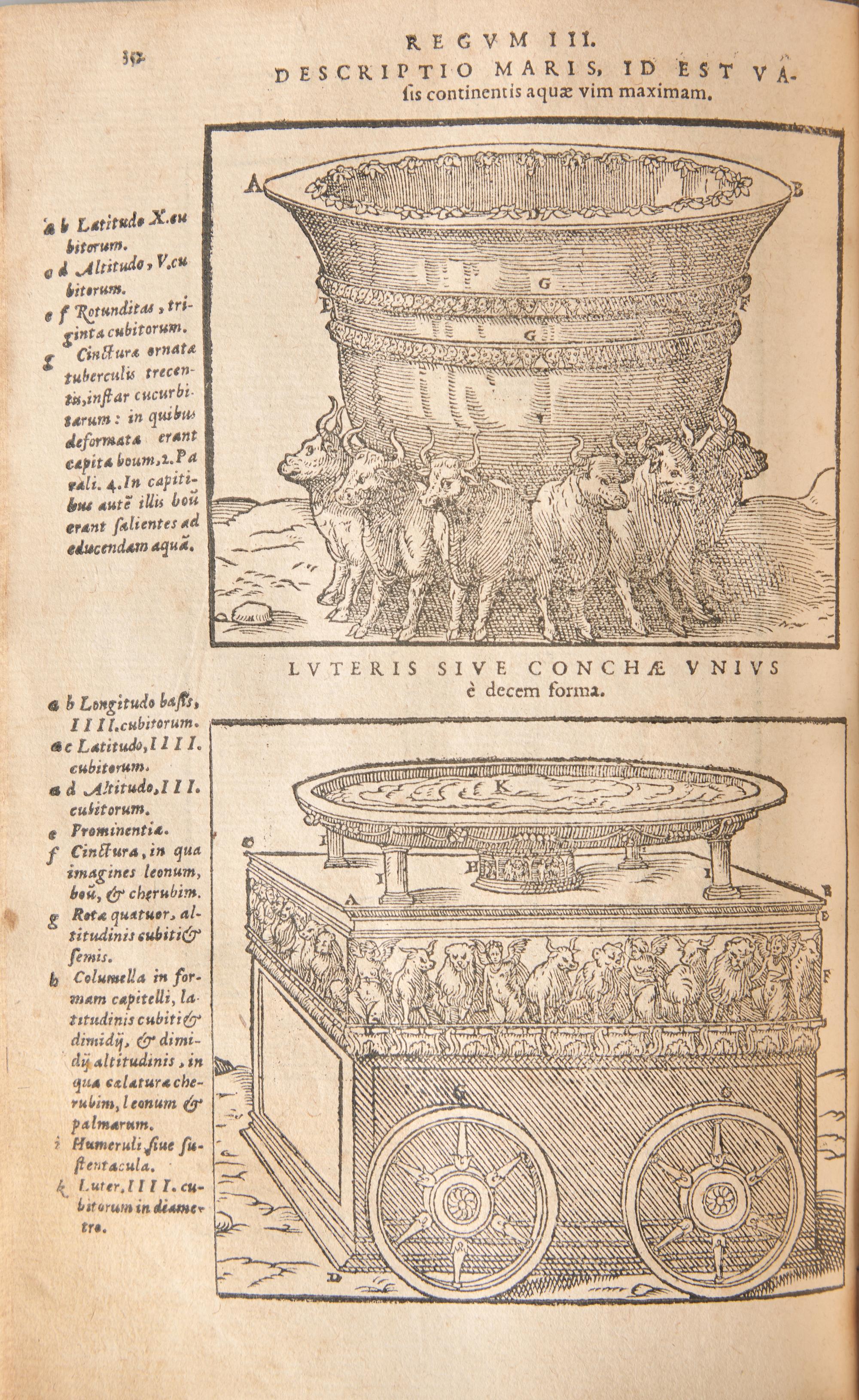 [Early Printing] Biblia Sacra, Ad optima quaeque veteris, & vulgate translationis exeplaria summa diligentia, pariq; fide castigata. Cum Hebraicorum, Caldaeorum & Graecorum nominu interpretatione