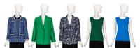 Oscar de la Renta, Three Jackets & Two Knit Tanks