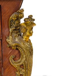A Louis XV Style Gilt Bronze Mounted Bureau Plat