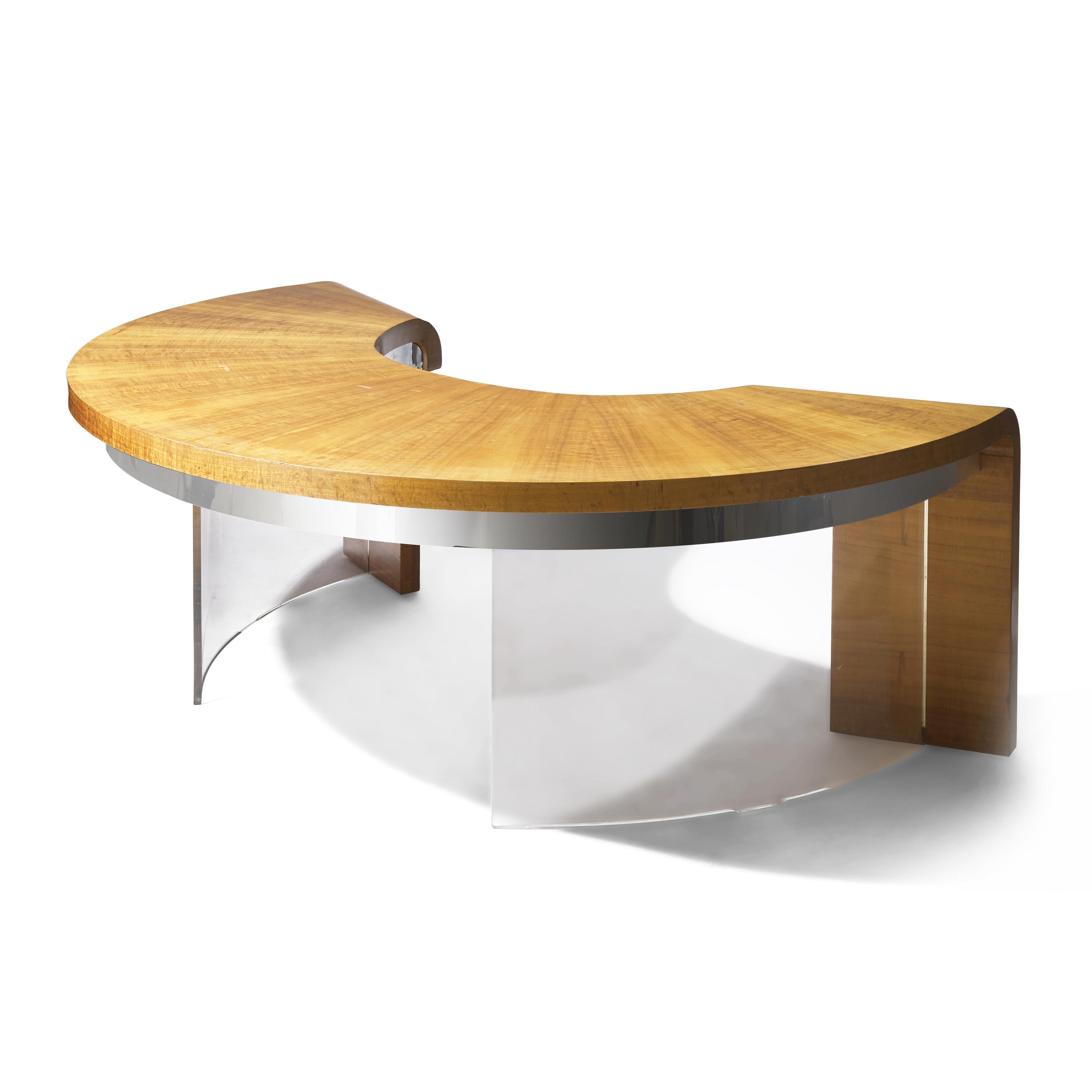 Vladimir Kagan (American, 1927–2016) — Demi-Lune Executive Desk