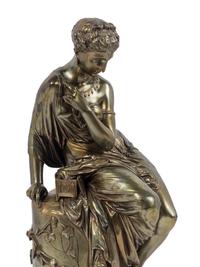 A French Gilt Bronze Figure of Pandore After Jean Jules Salmson (French, 1823-1902)