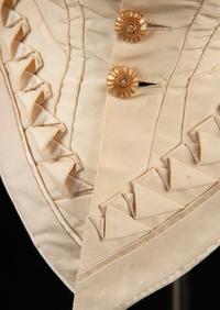 Two Silk Evening Bodices, 1870s