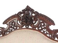 A Joseph Meeks and Sons Carved Rosewood Sofa