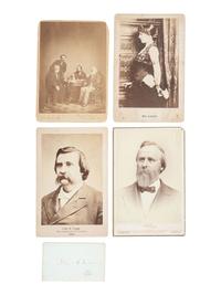 [EARLY PHOTOGRAPHY]. 20+ photographs of 19th century politicians, abolitionists, & authors.