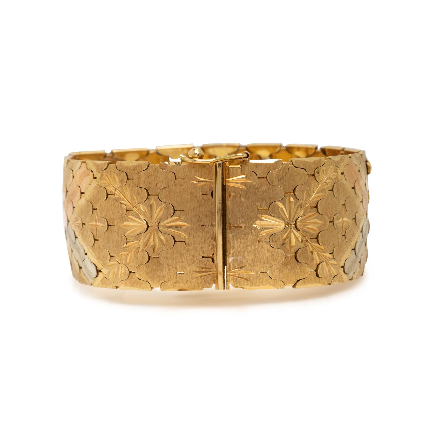 Tricolor Gold Bracelet