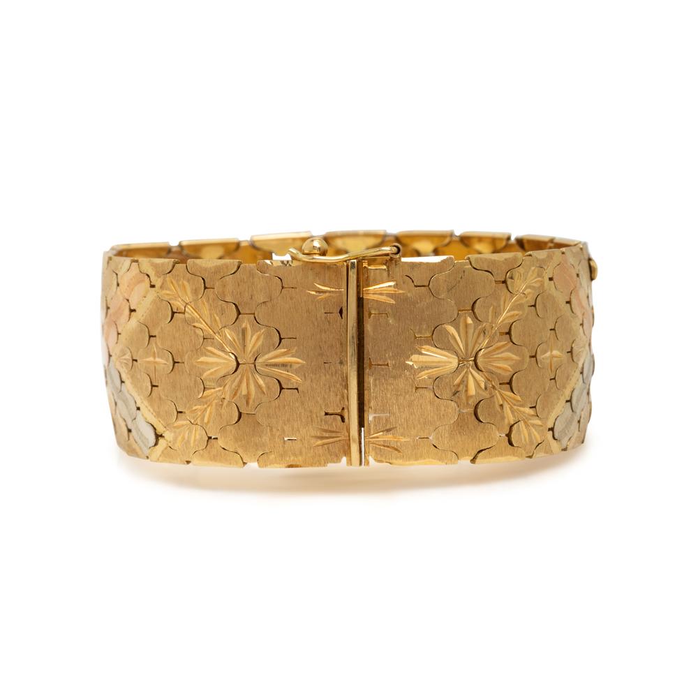 Tricolor Gold Bracelet