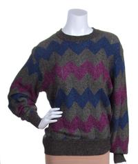 A Missoni Multicolor Cotton Chevron Sweater,