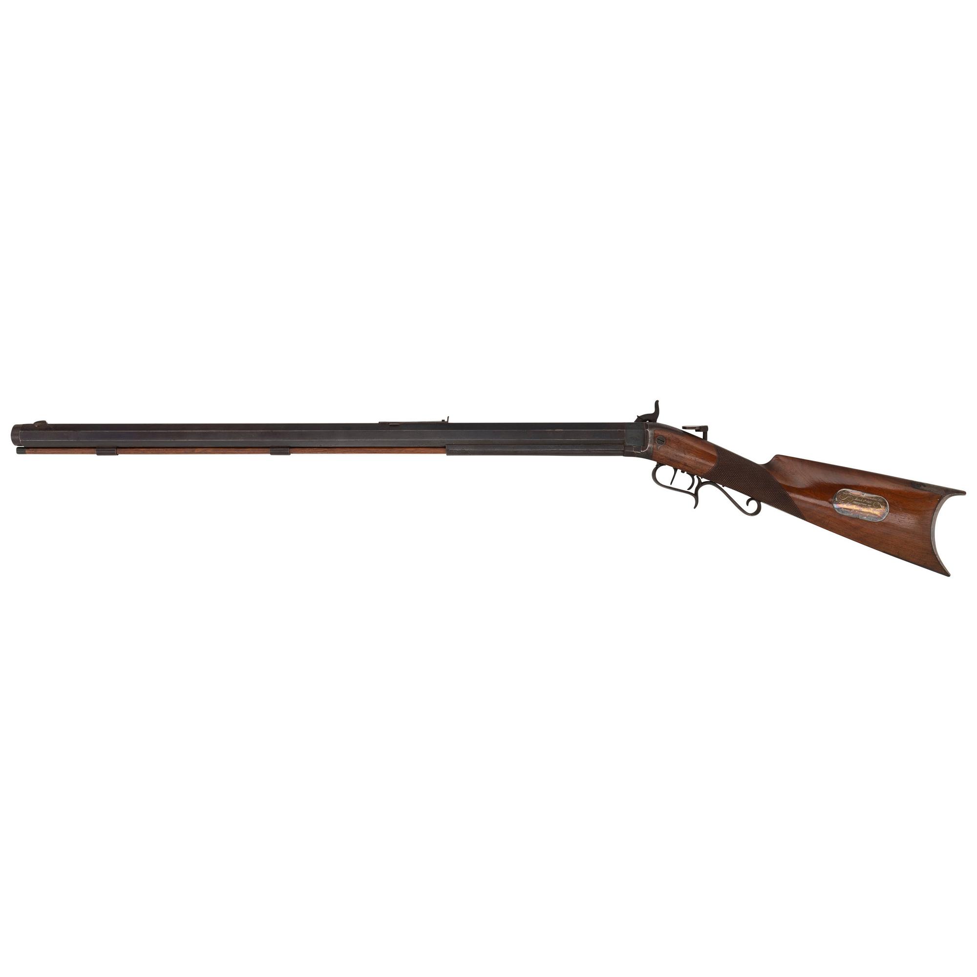 E. Phillips New York Target Rifle Captured at Fernandina, Florida and Presented to Senator Grimes by Flag Officer (Admiral) Samuel F. DuPont