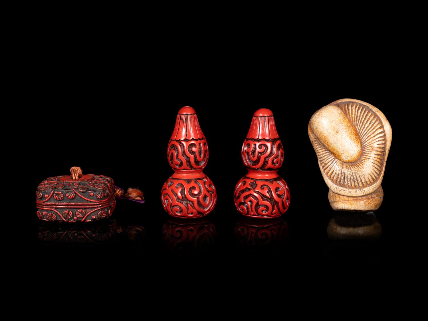 Four Japanese Netsuke