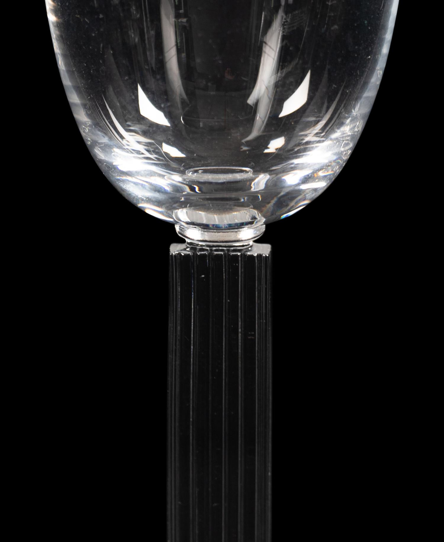 A Libbey Embassy Glass Stemware Service