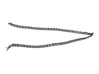 Plains Child's German Silver Concha Belt and Drop