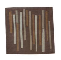 A Contemporary Wool Rug 6 feet 5 1/2 inches x 6 feet 7 1/4 inches. — JUDY ROSS