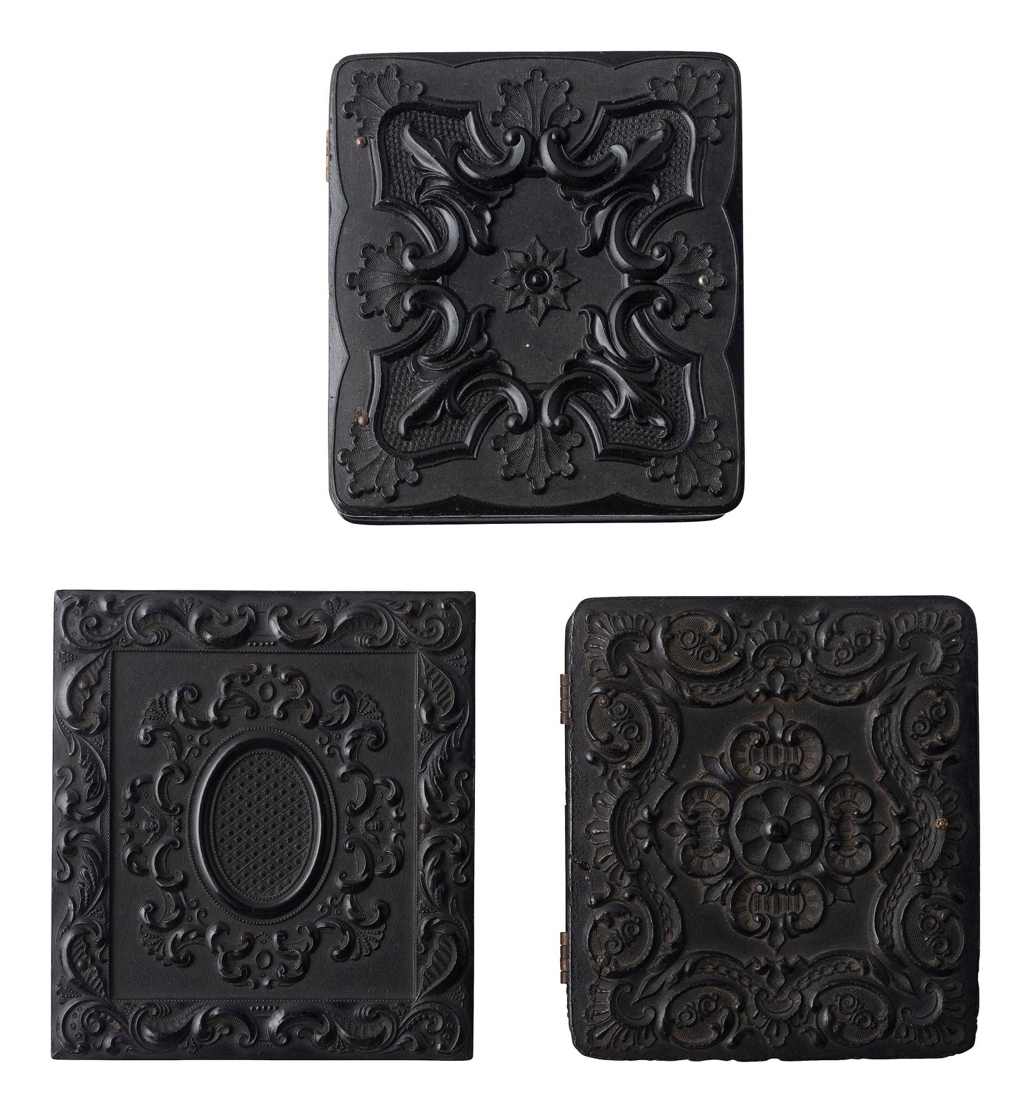[EARLY PHOTOGRAPHY]. 16 daguerreotypes and ambrotypes with affectionately posed adults and children