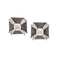 MARIA CANALE FOR NEIMAN MARCUS, DIAMOND AND YELLOW GOLD EARRINGS