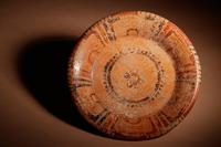 A Maya Polychrome Terracotta Tripod Plate